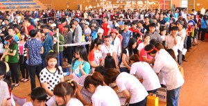 Hiến máu đã trở thành phong trào rộng khắp trên cả tỉnh Đắk Lắk