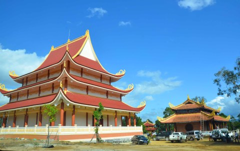 Một góc chùa Khánh Lâm