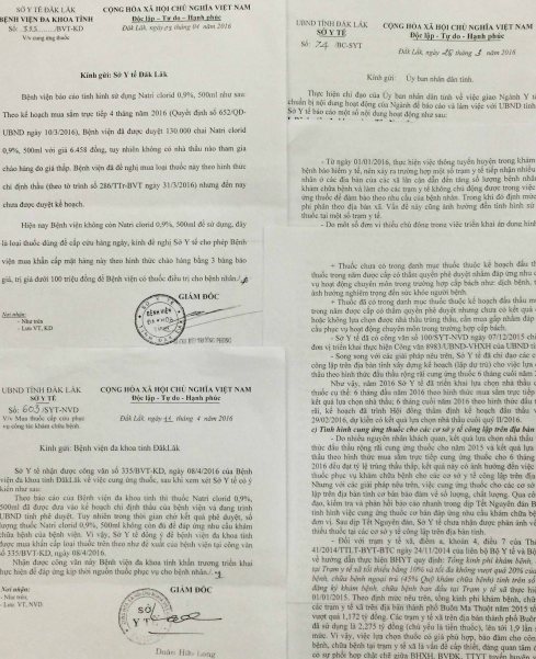 Tháng nào BV tỉnh cũng nhiều lần xin bổ sung thuốc cấp tốc nhưng GĐ SYT báo cáo không thấy phản ánh thiếu thuốc