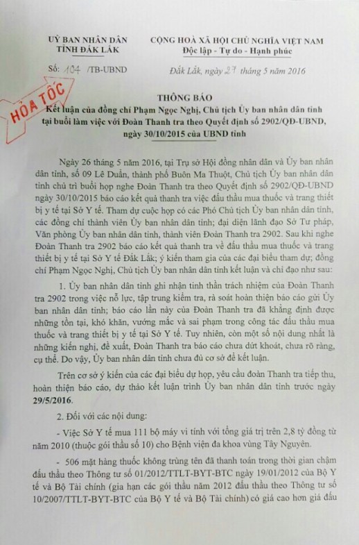 Trang 1 - Thông báo 104