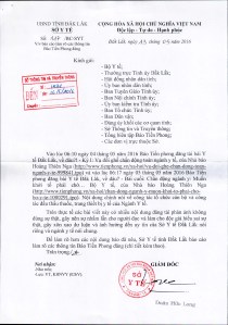 Trang 1 Báo cáo 117 của Sở Y tế