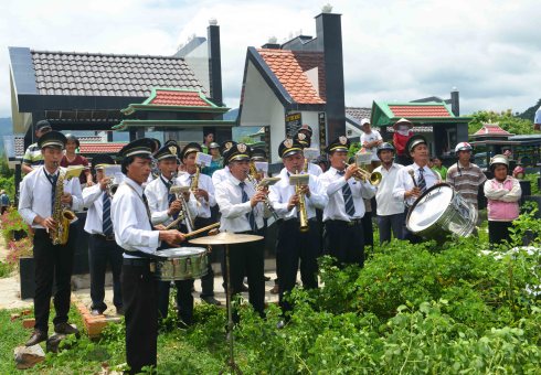 Đội kèn tây thổi các ca khúc cụ Nghĩa từng yêu thích