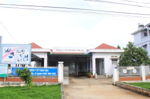 Trạm y tế phường Tân An lúc 14h ngày 10-8