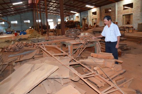 Xưởng mộc hoang tàn vì ông Điền bị giam oan