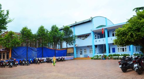 Trường tiểu học Quốc tế đang xây thêm nhiều khối lớp