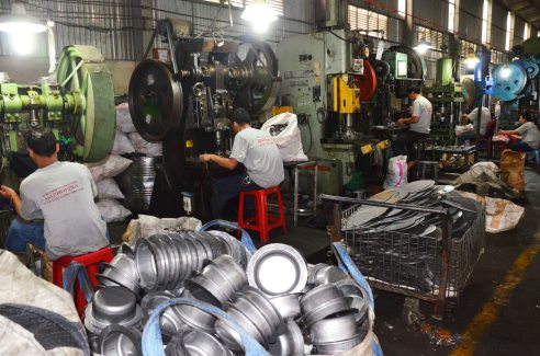 Một góc xưởng cơ khí Đăng Phong