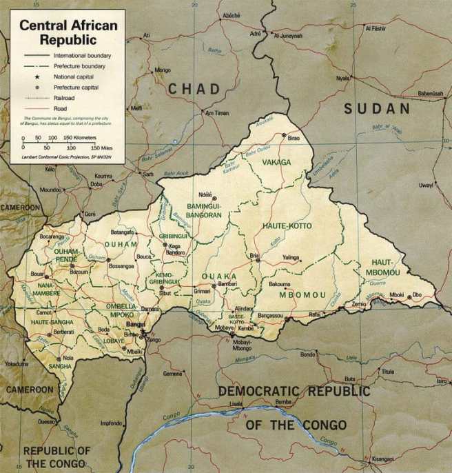 central-african-republic-map